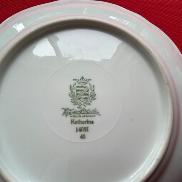 Weimar Porcelain Katharina Cup Saucer and Desert Plate - Picture 7 of 7